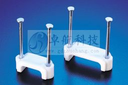 1012 KSS 雙釘式白扁線固定夾<br>Double Nail Flat Cable Clip